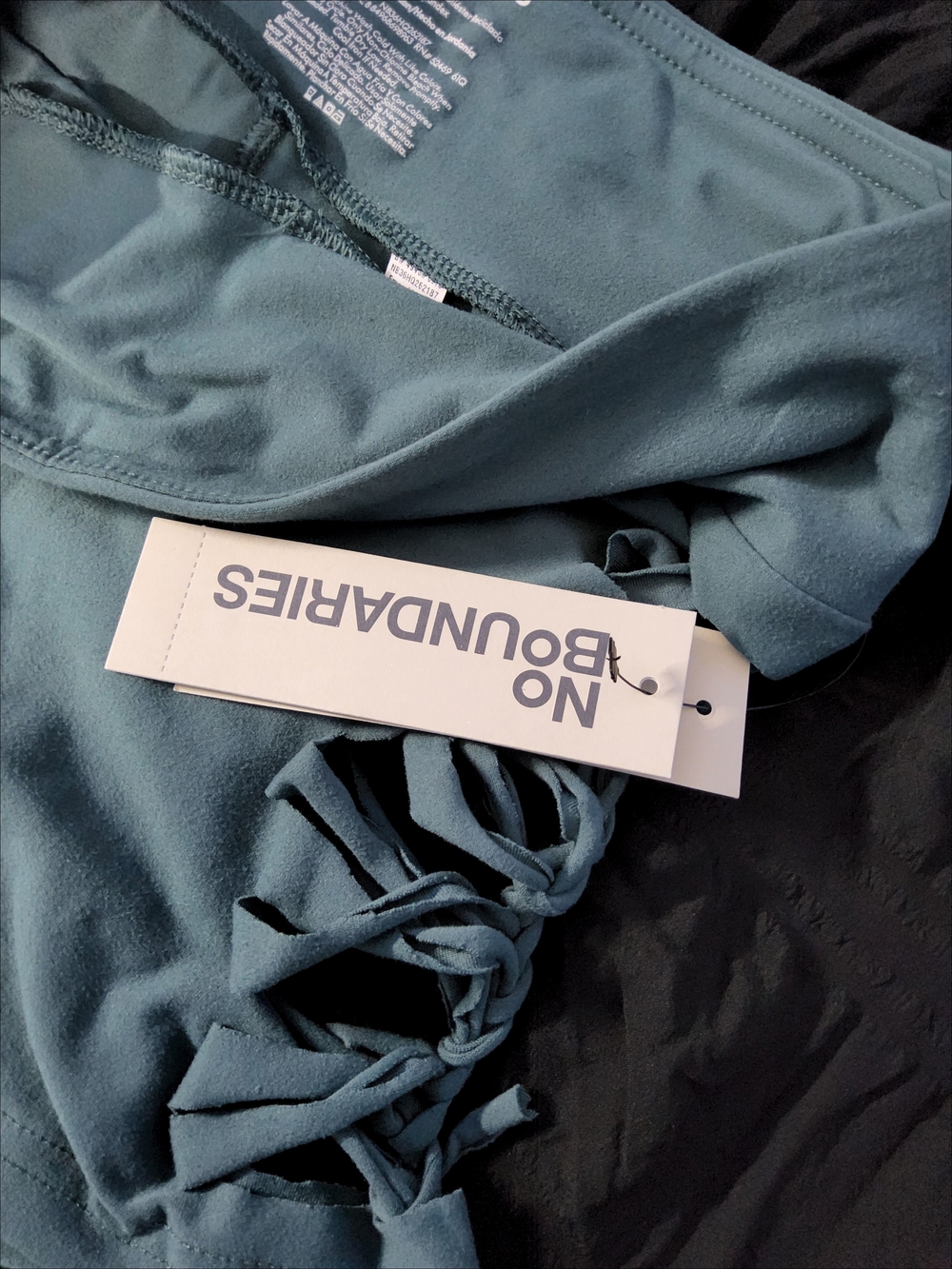 No Boundaries Teal Activewear Leggings - Picture 9 of 9